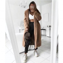 Manteau en tweed pour femme Veste en tweed en laine d'agneau