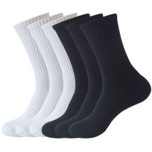 Chaussettes chaudes en coton épais pour hommes, chaussettes en laine tirées, chaussettes à tube moyen très élastiques, chaussettes de sport à fond de serviette