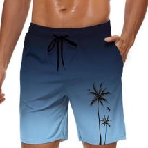Men's Clothing New Men's Swimming Trunks Hawaiian Bathing Mesh Suit Swimsuit Beach Shorts With Pockets