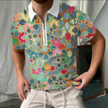 2022 nouveau été hommes coton polos mode brodé sport hommes polos hommes à manches courtes polos
