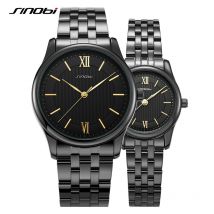 Montre pour femme Sinobi couple montre affaires mode montre pour hommes montre pour femme montre à quartz montre étanche ceinture en acier