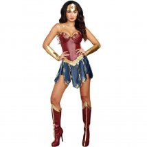 Vêtements pour femmes S-3XL Halloween Wonder Woman déguisement Cosplay Cosplay ligue des légendes uniforme de gladiateur