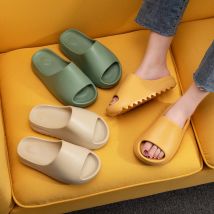 shrimp Skin Solid Color Summer Slippers Flat Shoes Student Flip Flops Slippers Couple Flip Flops Flip Flops