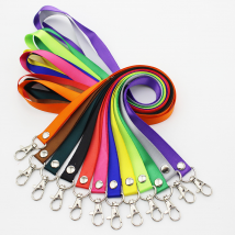 1pc sécurité suspendu tour de cou lanière sécurité suspendu tour de cou lanière pour téléphone portable ID nom porte-Badge clés anneau en métal
