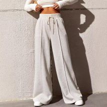 Vêtements pour femmes pantalons de survêtement décontractés pour femmes pantalons à jambes larges pantalons de nettoyage