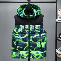 Vêtements pour hommes grande taille veste en coton pour hommes gilet pour hommes gilet en coton chaud gilet en coton camouflage