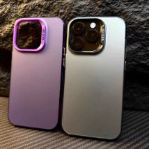 Coque IMD argentée pour iPhone 16 15 Pro Max 15 14 13 12 11 Pro XR XS 7 8 Plus SE 2020 2022 2023 Housse de protection antichoc pour téléphone couleur