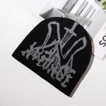 Personalized trend knitted hat Outdoor cycling sports warm and cold casual woolen hat