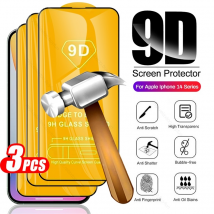 3 pièces 9D pleine colle verre trempé pour Iphone14 Iphone 14 Pro Max protecteurs d'écran verre de sécurité sur I Phone 14x ProMax Pho