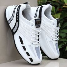 chaussures de sport décontractées pour hommes, chaussures de sport à semelle épaisse surdimensionnées, chaussures rehaussantes pour le printemps et l'été
