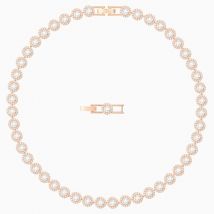 Collier rétro à diamant unique rond avec diamant, personnalité, tempérament, collier à boutons entièrement en diamant pour femme