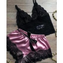 Ensemble de pyjama sexy 2 pièces 2020 pour bretelles d'été pour femmes, vêtements de maison surdimensionnés en soie imitatio, lingerie amusante