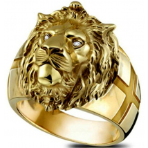 Domineering Lion Head Ring Jewelry Accessories Wholesale Jewelry Men Rings Halloween Rings for Men Cool Stuff Chunky Rings