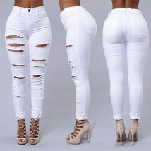 jean déchiré pantalon crayon femme jean femme