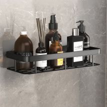 Étagères de salle de bain Étagère d'angle sans perçage Support de rangement de douche Organisateur de toilettes Accessoires de salle de bain
