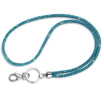 Men And Women's Jewelry Rhinestone Full Diamond Lanyard Diamond Lanyard Cross Body Flash Diamond Bracelet Key Chain