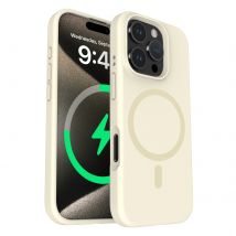 Convient à la coque de téléphone portable Aple iPhone 16 ProMax, protection de lentille en silicone liquide, étui de téléphone portable à forte aspiration magnétique