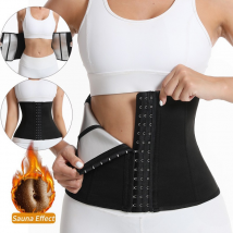 Ceinture de ventre beauté corps sueur ascenseur ceinture de hanche Polyester trois rangées boucle ceinture de ventre
