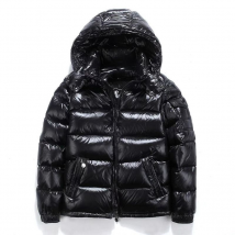 Down Coat Bright Face Trend Hooded Short Thick Winter Bomber Shiny Puffer Men's Jacket