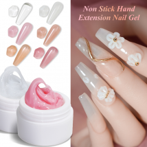 Arte Clavo Solid Extension Nail Gel Non Stick Hand Clear Pink Nude Builder Nail Art Gels Carving Flower Construction For Nails