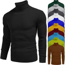 Vêtements pour hommes 2024 Tricots pour hommes Pull à col roulé pour hommes Pull pour hommes d'automne et d'hiver Pull à manches longues Pull