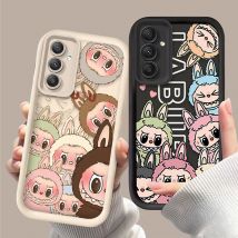 Phone Case for Samsung Galaxy A35 A55 A15 A25 A16 A06 A05 A05S A24 A13 A23 A12 A22 A32 A52 A71 A51 4G Cute Kawaii Labubu Cover