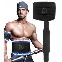 Taille abdominale EMS stimulateur musculaire Fiess Trainer entraînement abdominal perte de poids autocollants corps minceur