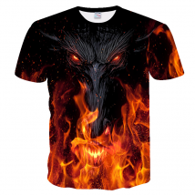 T-shirt d'¨¦t¨¦ 3D pour hommes, sport, respirant, manches courtes et col rond, imprim¨¦ en 3D, t-shirt streetwear amusant et d¨¦contract¨¦