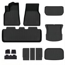 Tapis de sol de voiture spécial TPE toutes saisons, imperméable et sans odeur, adapté à Tesla Y/3