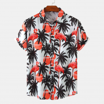 Nouveau Chemise à manches courtes pour hommes chemise à manches courtes