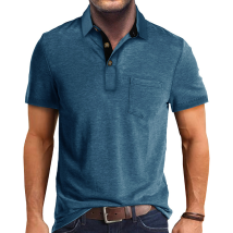 2024 Summer Short sleeved T-shirt Men's Polo shirt Top Polos