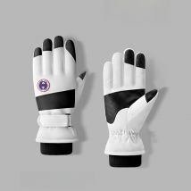 Winter ski gloves men's outdoor riding fleece-lined thickened non-slip waterproof windproof sports warm gloves for women