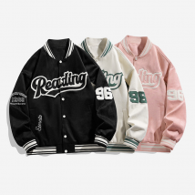 Man's clothing Baseball suit Men's suede fashion baseball suit Jacket Men's Fashion Student jacket Jacket women's