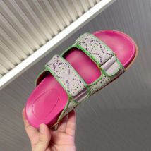 2025G Home New Water Diamond Casual Women, Breathable Velcro Flat Sandals For Outdoor Wear, Women's Sandals, Beach Shoes
