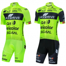 Fluor jaune cyclisme GLASSDRIVE équipe vélo Maillot Jersey Shorts costume hommes 20D route Ropa Bicycl t-shirt pantalon vêtements