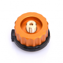 Adaptateur de brûleur de poêle de randonnée de Camping en plein air, connecteur de convertisseur de four de Type fendu, adaptateur de cylindre de réservoir de cartouche de gaz à arrêt automatique