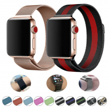 Bracelet à boucle magnétique pour Apple Watch Band Ultra 42/44/45/49mm 38/40/41mm Bracelet Correa en acier inoxydable iWatch 8/7/SE/6/5/4/3/2