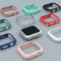 Étui de protection mat à la mode pour Apple Watch SE Cover 7 6 5 4 3 PC Bumper 41mm 44mm 38mm 42mm 45mm Coque rigide pour cadre iWatch