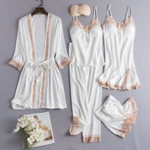 Pyjama femme en soie émulation