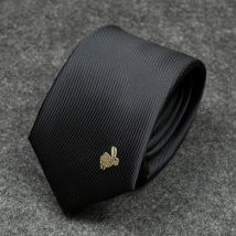 VOOTHOST Nouveau Design Hommes Cravate Noir Bleu Paisley Fleur Animal Cravates Hommes Affaires Dropshipping Marié Collier Accessoires Cadeau F0109