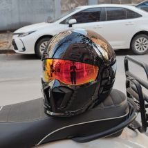 Casque moto rétro ORZ cruise combinaison homme et femme casque intégral casque scorpion emplacement réservé pour casque Bluetooth