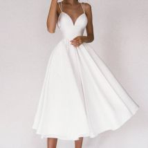 Women's Clothing Multi Color Sexy Spaghetti Strap Maxi Dress Flowy A-Line Evening Party Dress