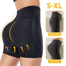 Culotte taille haute sans couture pour femme, sous-vêtement façonnant les fesses, culotte taille haute ...