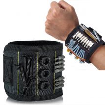 Bracelet magnétique pour outils de travail, bracelet magnétique avec forte aspiration magnétique des ongles