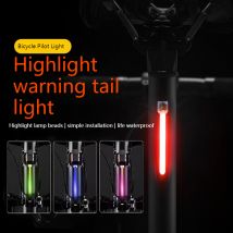 Feu arrière de vélo, éclairage de vélo, chargement USB, éclairage de vélo de montagne, conduite de nuit, vélo de route, points forts, équipement de vélo, accessoires