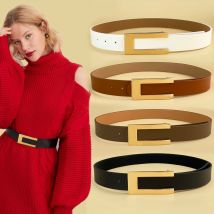 Nouvelle ceinture pour femmes avec ceinture à boutons minimaliste ceinture Instagram pour femmes décoration à la mode et polyvalente