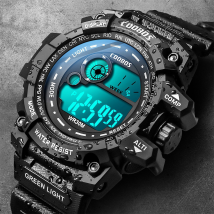 Yamaler Digital Watch Luminous Precise Time Sporty Life Waterproof Multipurpose Digital Watch for Fitness