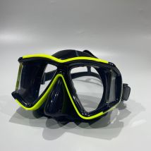Ensemble de lunettes de plongée à trois côtés, pour plongée libre, avec protection nasale HD