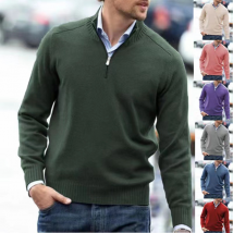 Vêtements pour hommes Pulls en laine à manches longues pour hommes Pulls en laine chauds
