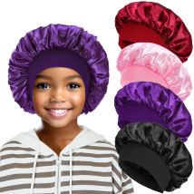 Bonnets colorés pour enfants, bonnets extensibles, bonnets pour cheveux de bébé